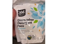 365 Whole Foods Market Dishwasher Detergent Pacs, Unscented, 8.89 oz/252 g, 20 Count - Image 3