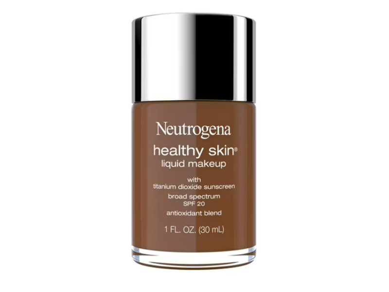 Neutrogena Healthy Skin Liquid Makeup, 135 Chestnut, SPF 20, 1 fl oz/ 30 mL, Pack Of 2