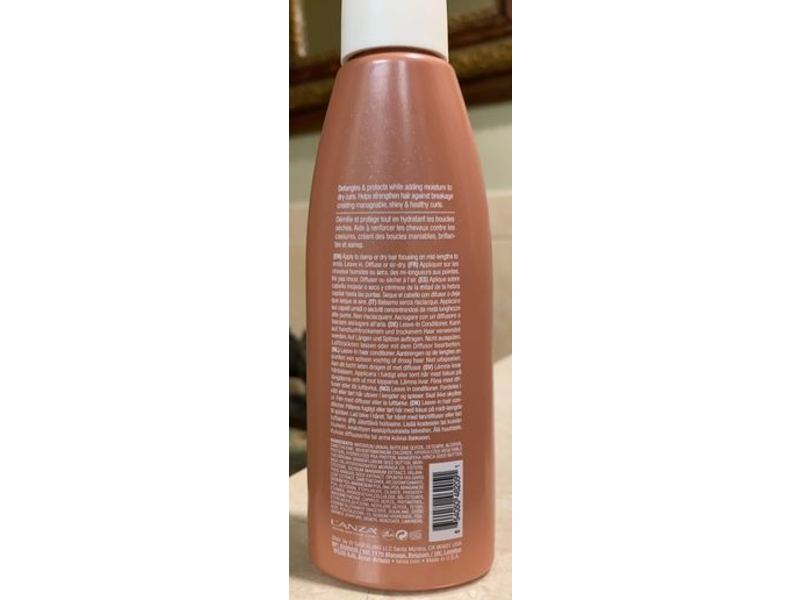 L'anza Healing Curls Curl Therapy Leave-In Conditioner, 5.4 fl oz/160 mL