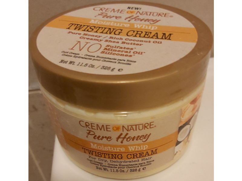 Creme Of Nature Pure Honey Moisture Whip Twisting Cream, 11.5 oz / 326 mL
