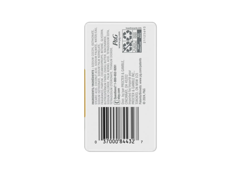 Olay Ultra Moisture Hydrant Beauty Bars, Shea Butter, 3.17 oz/90 g, 4 Count