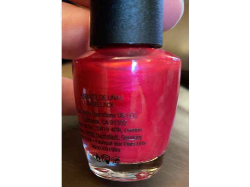 O.P.I Nail Lacquer, NLH011 15 Minutes Of Flame, 0.5 fl oz/15 mL