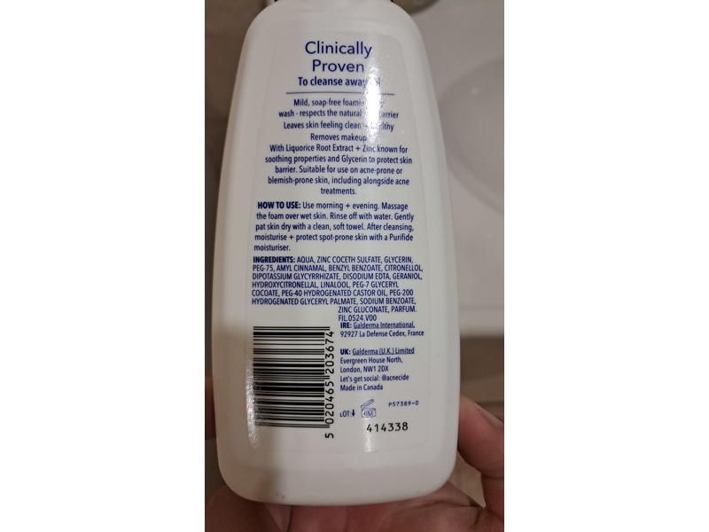 Purifide By Acnecide Daily Facial Cleanser, 235 mL