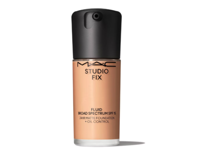 M.A.C Studio Fix Fluid 24Hr Matte Foundation + Oil Control, SPF 15, NC27, 1 fl oz/30 mL