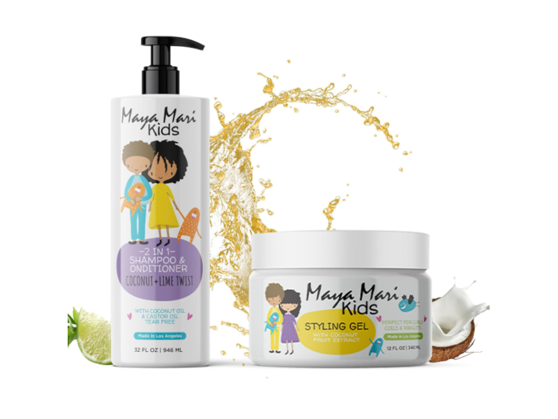 Maya Mari Kids 2 In 1 Shampoo & Conditioner & Styling Gel Duo