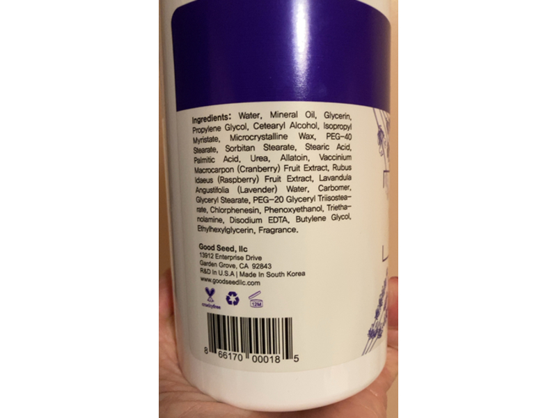 Good Seed Hand & Body Lotion, Lavender, 30 fl oz/851 mL