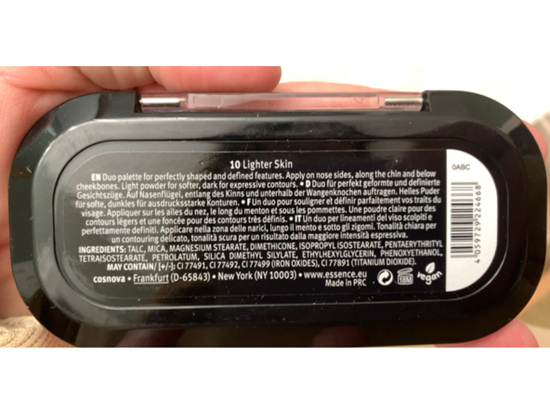 Essence Contouring Duo Palette, 10 Lighter Skin, 0.24 oz/7 g