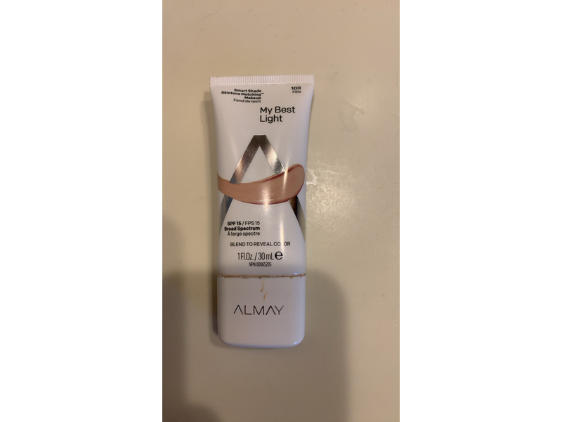 Almay Smart Shade Skin Tone Matching Makeup, Light [100] 1 oz (Pack of 3)