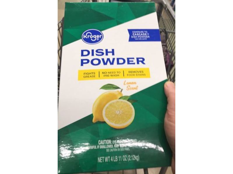 Kroger Dish Powder, Lemon Scent, 2.12 kg