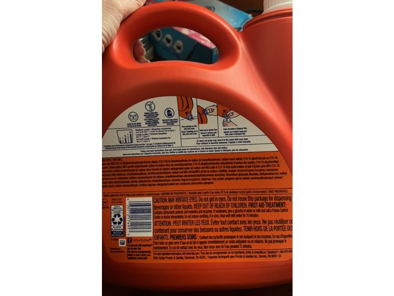 Tide Ultra Oxi Boost Laundry Detergent, 94 Loads, 132 fl oz/3.9 L