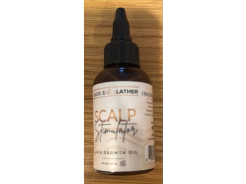 Bask & Lather Scalp Stimulator Hair Growth Oil, 2 fl oz