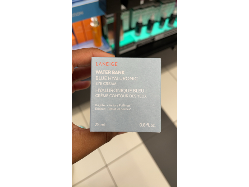 Laneige Water Bank Blue Hyaluronic Eye Cream, 0.8 fl oz/25 mL
