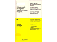 Clindamycin Phosphate Topical Solution USP 1%, 30 mL, Fougera (RX) - thumbnail 1