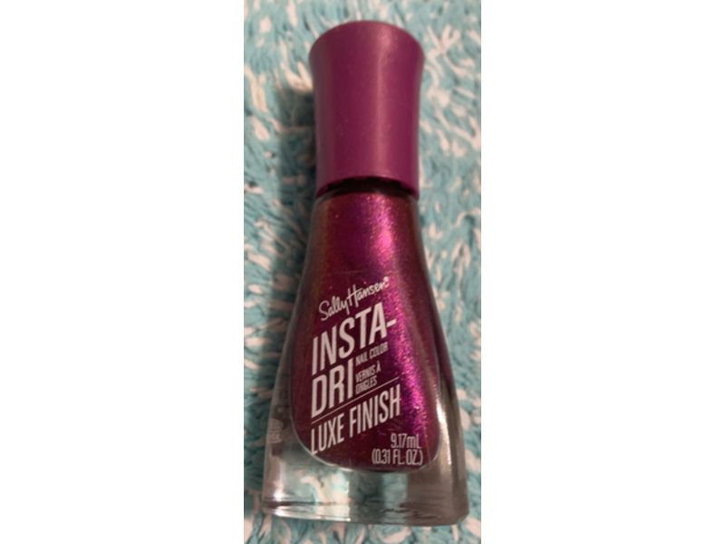 Sally Hansen Insta-Dri Nail Color, 66 The Queens Velvet, 0.31 fl oz/9.17 mL