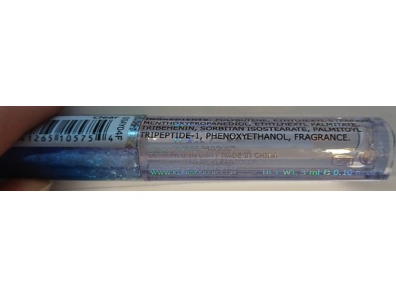 Kleancolor Lip Plumper, Clear, 0.1 fl oz/3 mL