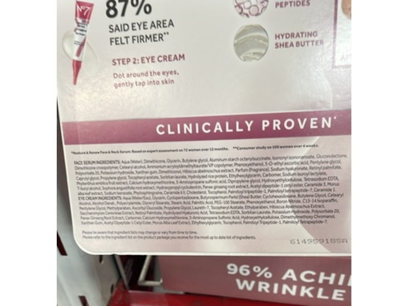 No7 Restore 7 Renew Face Neck & Eyes Firming Duo
