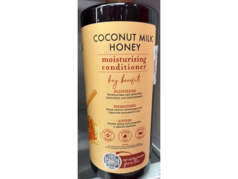Pharm To Table Moisturizing Conditioner, Coconut Milk Honey, 32 fl oz/960 mL