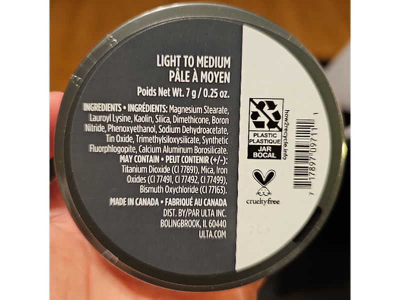 Ulta Beauty Matte Bronzer, Light To Medium, 0.25 oz/7 g