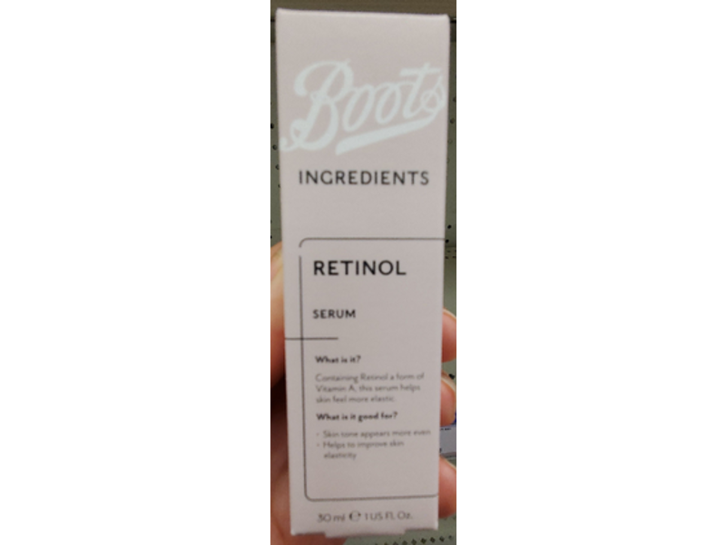 Boots Ingredients Retinol Serum, 1 fl oz/30 mL