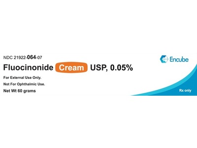 Fluocinonide Cream, 0.05%, 60 g, Encube (Rx)