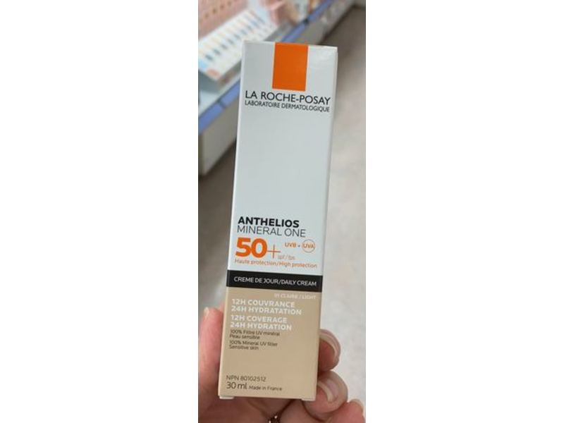 La Roche-Posay Anthelios Mineral One Tinted Daily Cream, Fair, SPF 50+, 30 mL