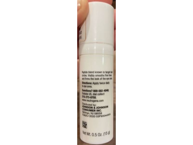 Neutrogena Rapid Firming Multi Action Eye Cream, Peptide, 0.5 oz/15 g