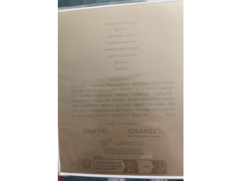 Chanel Gabrielle Essence Eau De Parfum Spray, 3.4 fl oz/100 mL