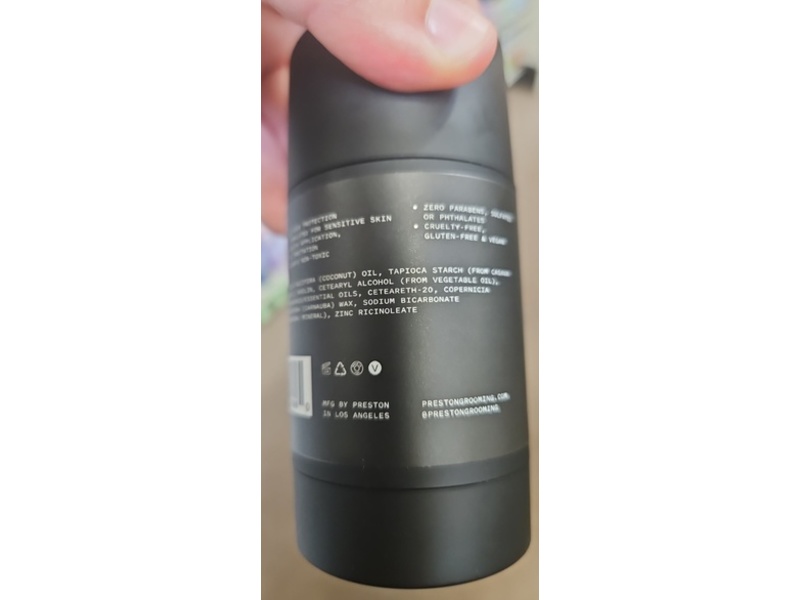 Preston Amber Deodorant, 2.9 oz/82 g