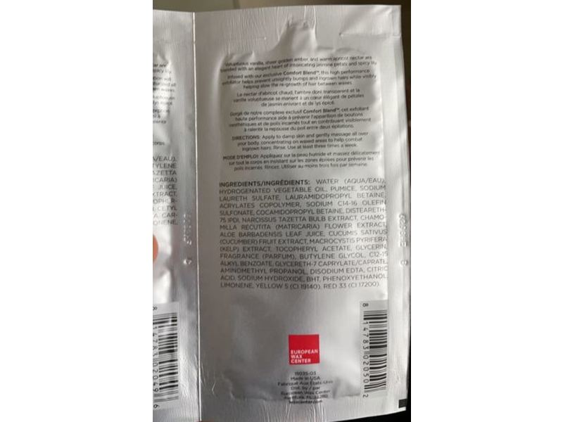 European Wax Center Sensual Strut Body Lotion, 0.27 fl oz/8 mL