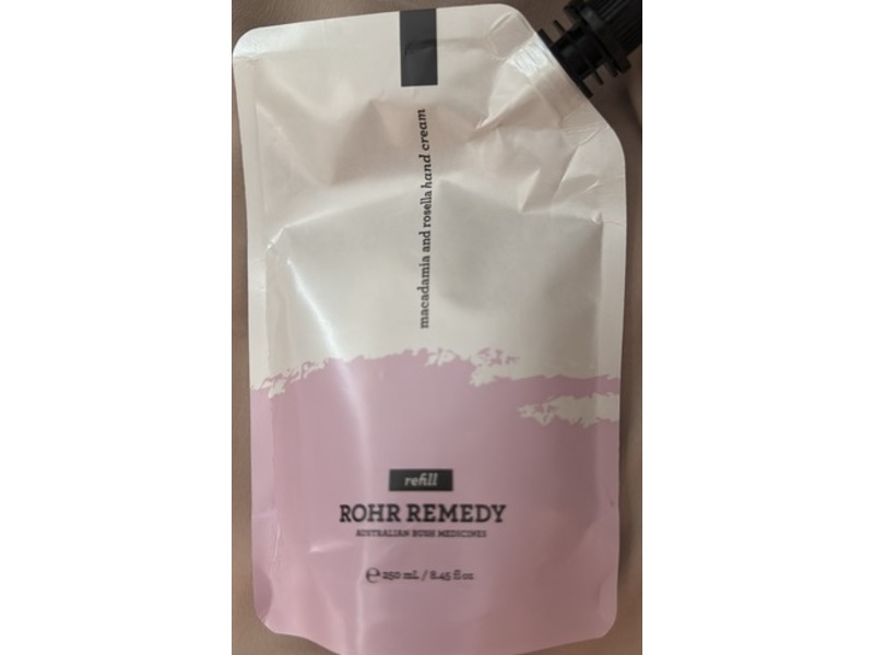 Rohr Remedy Macadamia And Rosella Hand Cream Refill, 8.45 fl oz/250 mL