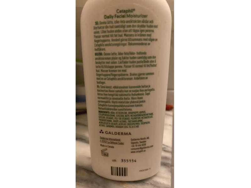 Cetaphil Dail Facial Moisturizer, 4 fl oz/118 mL