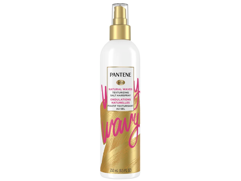 Pantene Natural Waves Texturizing Salt Hairspray, 8.5 fl oz/252 mL, Pack Of 3