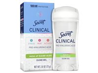 Secret Clinical Antiperspirant/Deodorant, Clear Gel, 2.6 oz/73 g - thumbnail 1