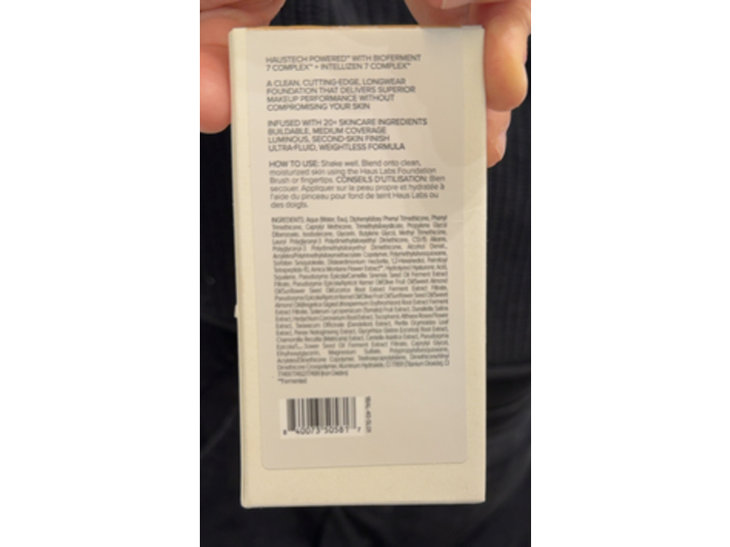 Haus Labs Triclone Skin Tech Foundation , 070 Fair Neutral, 1 fl oz/30 mL