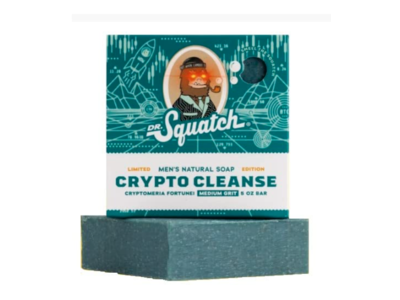 Dr.Squatch Soap Bar, Crypto Cleanse, 5 oz