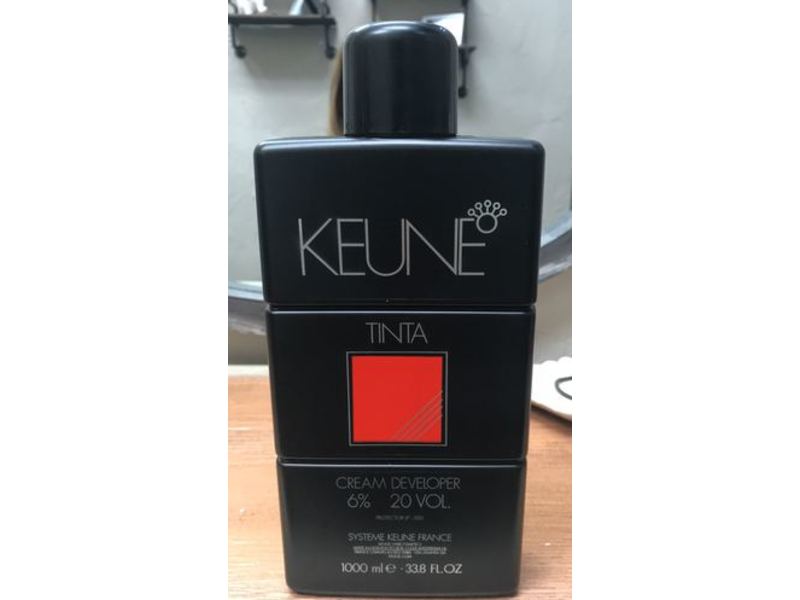 Keune Tinta 6% 20 Volume Developer Cream, 33.8 fl oz/1000 mL