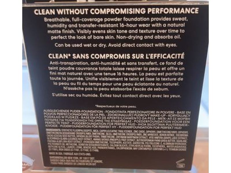 BareMinerals Barepro 16HR Skin-Perfecting Powder Foundation, 25 Warm, 0.28 oz/8 g