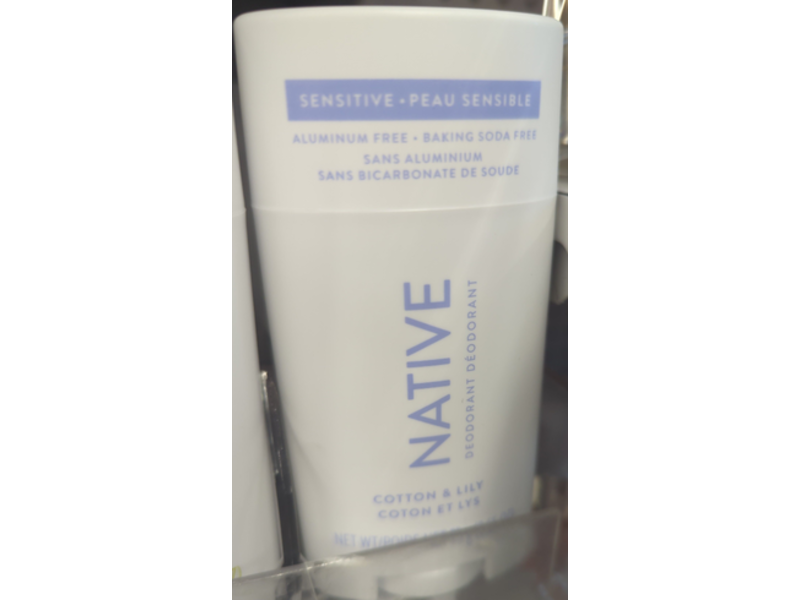 Native Deodorant, Cotton & Lily, 2.65 fl oz/75 g