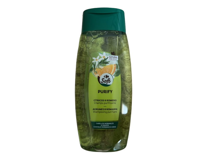 Soft Purity Shampoo, Citrus & Romero, 400 mL
