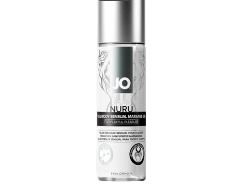 System JO Nuru Full Body Sensual Massage Gel, 8 fl oz/240 mL