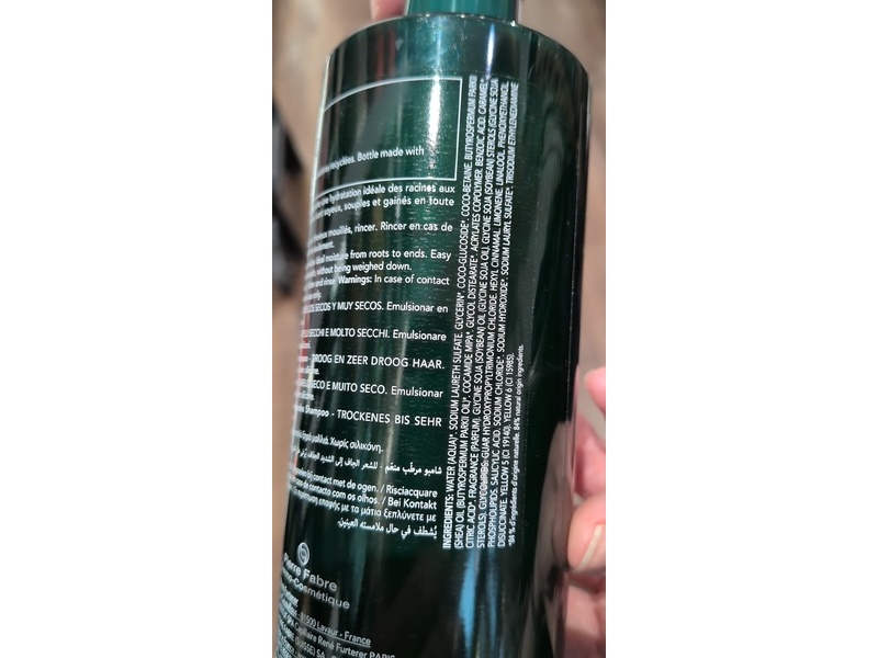 Rene Furterer Paris Moisturizing Soothing Shampoo, Sublime Karite, 16.9 fl oz/500 mL
