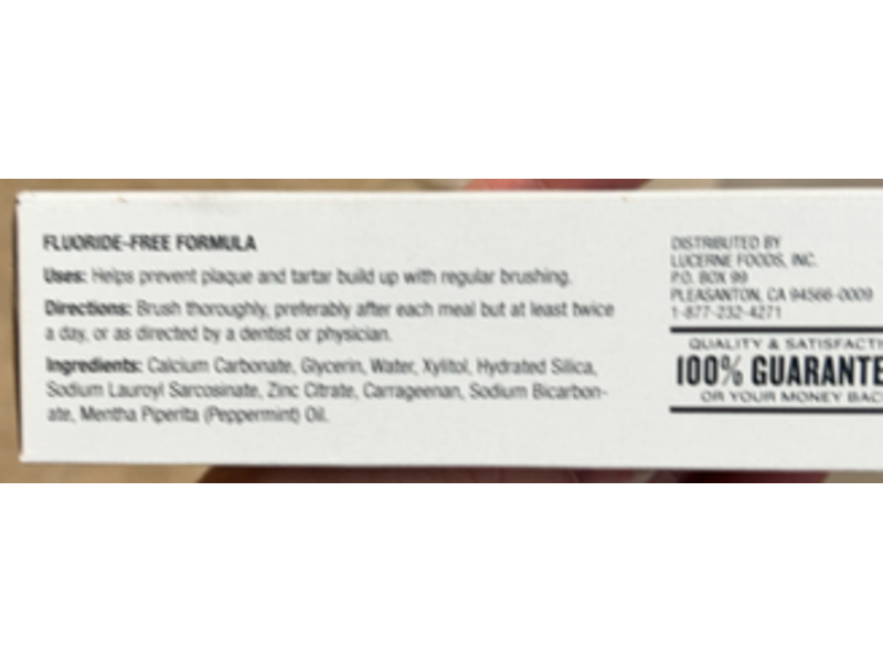 Open Nature Antiplaque & Whitening Toothpaste, Peppermint, 5.5 oz/155.9 g