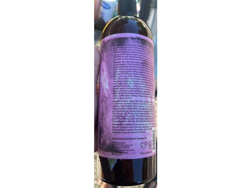 Wen Cleansing Conditioner, Lavender, 32 fl oz/946 mL
