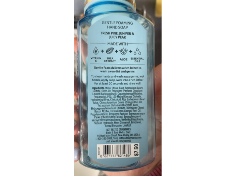 White Barn Gentle Foaming Hand Soap, Crisp Morning Air, 8.75 fl oz/259 mL