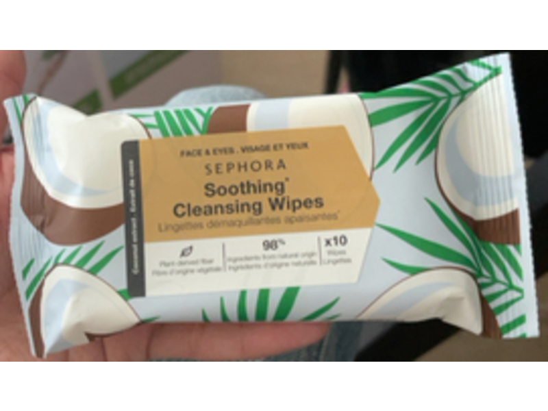 Sephora Soothing Cleansing Wipes, 10 Count