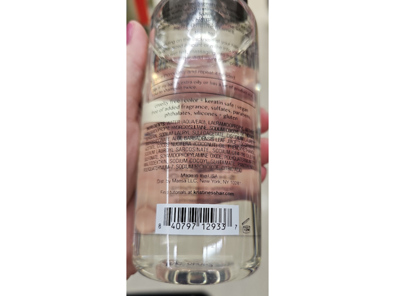 Kristin Ess Daily Cleansing Shampoo, 10 fl oz/296 mL