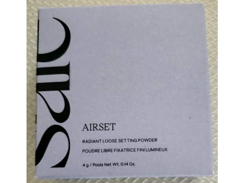 Saie Airset Radiant Loose Setting Powder, Translucent Medium, 0.14 oz/4 g