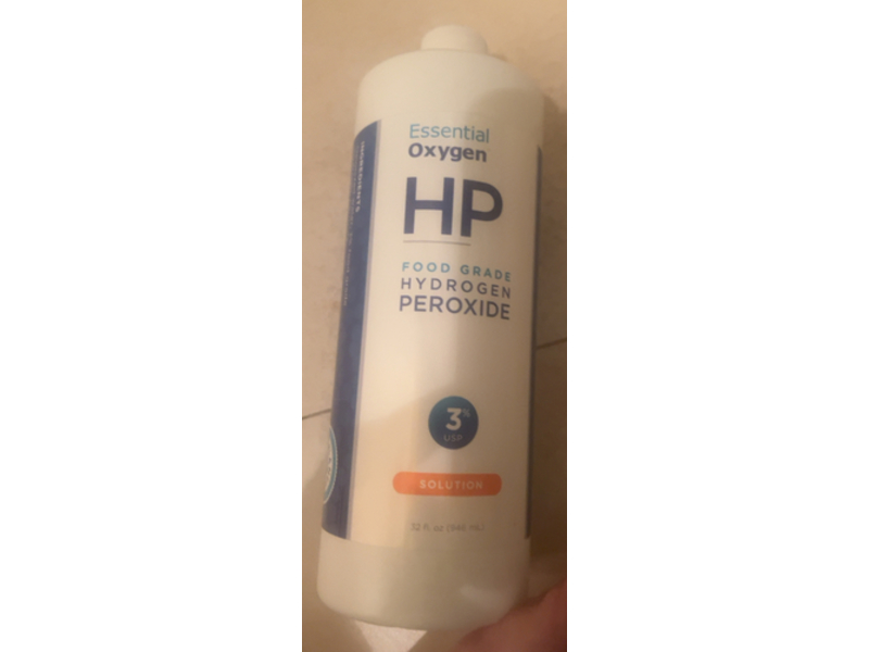 Essential Oxygen HP Food Grade Hydrogen Peroxide, 32 fl oz/946 mL
