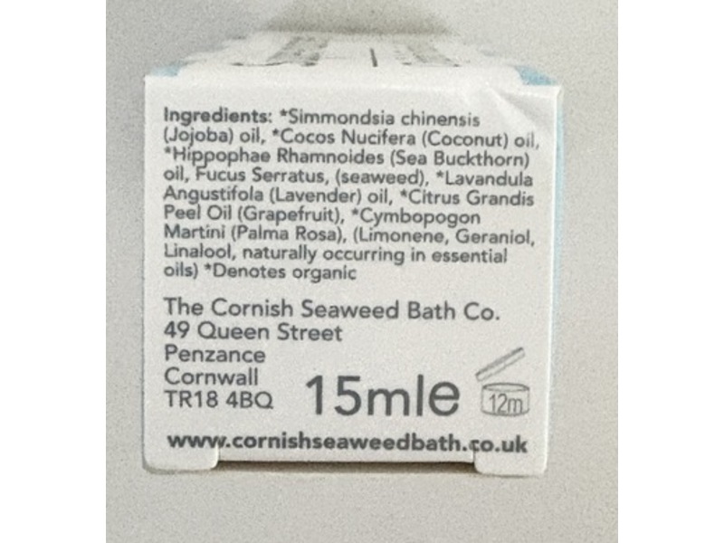 The Cornish Seaweed Bath Co. Super Nutrient Organic Facial Oil, 15 mL