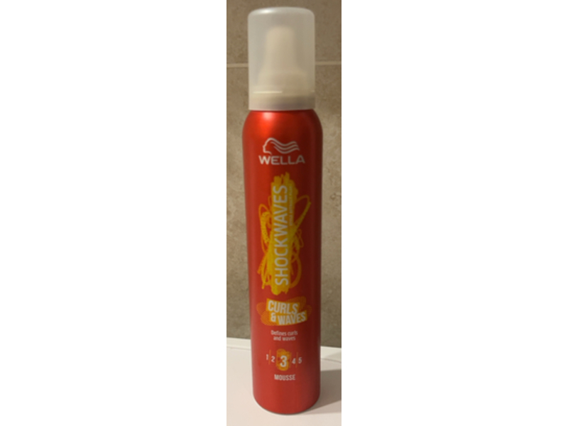 Wella Shockwaves Curl & Waves Foam Mousse, 3, 200 mL
